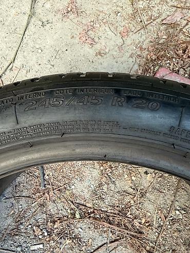 2454520: Шины 245 / 45 / R 20, Зима, Б/у, 1 шт, Легковые, Япония, Michelin — 2