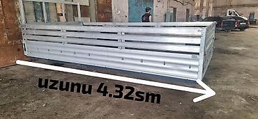 qosqu: Galvanizə olunmuş yük maşını kuzovu/boşqabı - Material: sinklənmiş — 1
