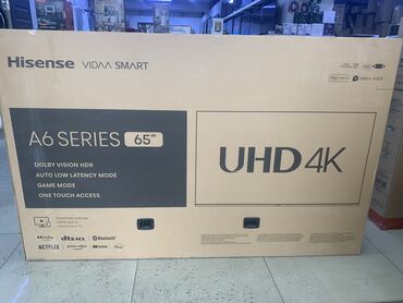 Телевизоры: HISENSE 65A63 телевизор Основные характеристики Диагональ 65"