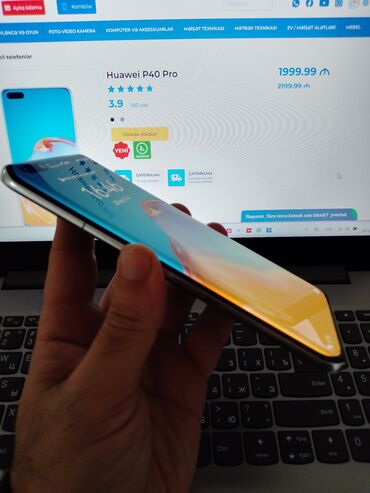 Huawei: Huawei P40 Pro, 256 GB, rəng - Boz, Sensor — 1