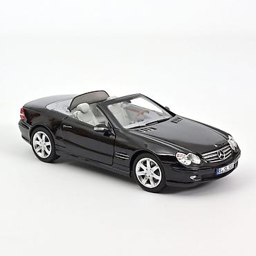 bicikl type 0: 🏎️ Mercedes-Benz SL 500 (R230) 2003 – Black – Norev Norev — 1