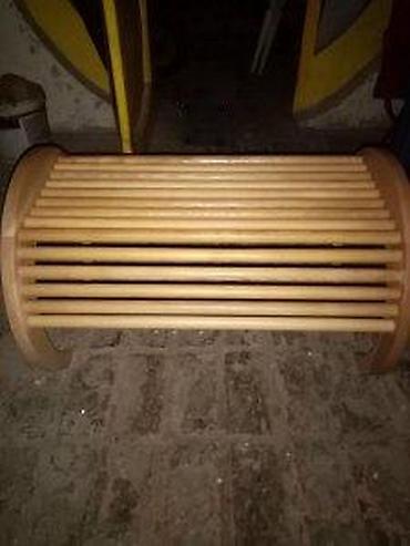 Ostali nameštaj: KLUPA OD PUNOG DRVETA NOVA UNIKAT TOP MODEL AKCIJA | Potpuno nova — 12