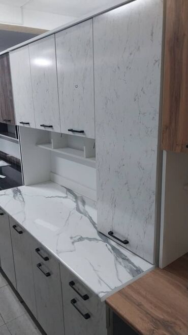 Кухонные гарнитуры: Кухонный гарнитур, Новый, цвет - Белый, ДСП, Платная доставка — 7