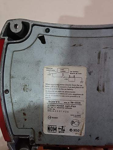 Səs gücləndiriciləri: Məhsul: Sony XM-552ZR avtomobil gücləndiricisi (stereo power — 6