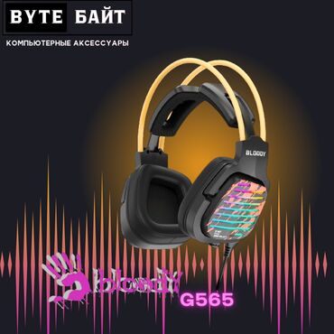 Наушники: 🎧Bloody G575 Naraka Наушники игровые с RGB подсветкой 🪅 Виртуальный — 4