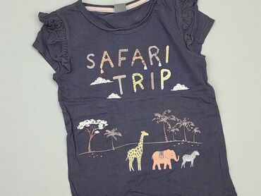 jeansy fioletowe: T-shirt, Little kids, 9 years, 128-134 cm, condition - Good
