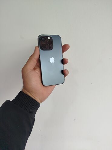 Apple iPhone: IPhone 15 Pro, 512 GB, Black Titanium, Barmaq izi, Face ID