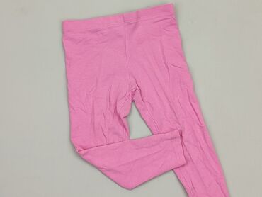 Spodnie dziecięce 3-4 lat, stan - Bardzo dobry, wzór - Jednolity kolor, kolor - Różowy