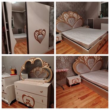 bedroom: İkinəfərlik çarpayı, Komod, Termo, Tumba, İşlənmiş