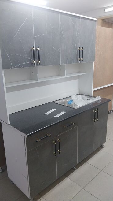 Кухонные гарнитуры: Кухонный гарнитур, Новый, цвет - Белый, Платная доставка — 16