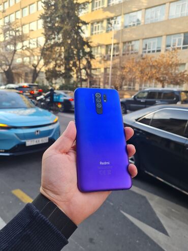 Xiaomi: Xiaomi Redmi 9, 64 GB, rəng - Göy, 
 Zəmanət, İki sim kartlı, Sənədlərlə