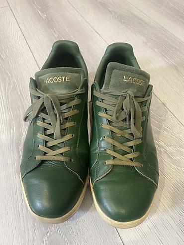 кроксы 39: Эркектердин кроссовкасы, 42, Lacoste, Жаңы, түсү - Жашыл, Өзү алып кетүү — 4