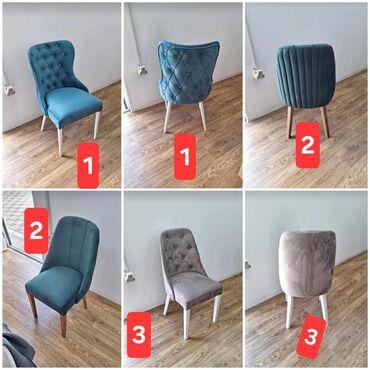 decija soba za devojcice: Elegantne trpezarijske stolice tapacirane kvalitetnim materijalima