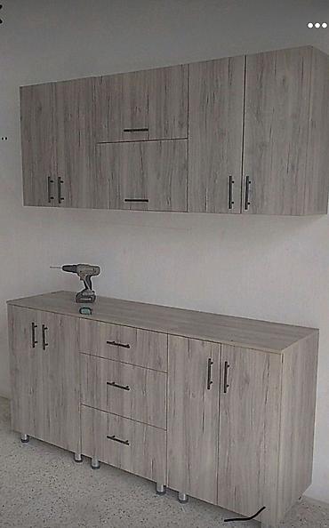 Sifarişlə mətbəx mebeli: Sifarişlə mətbəx dəsti, Özü çəkən petlələr, MDF, Kredit yoxdur — 20