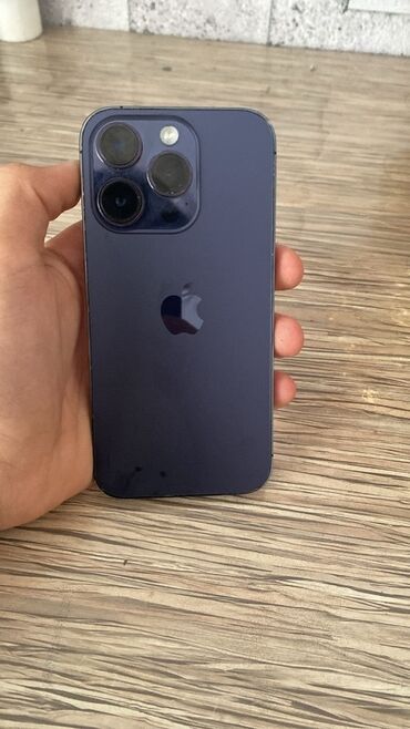 kofe masini qiymeti: IPhone 14 Pro, Deep Purple, Face ID