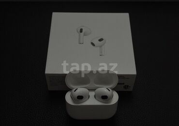 Səs gücləndiriciləri: Simsiz (Bluetooth) Qulaqcıqlar, Apple, rəng - Ağ
