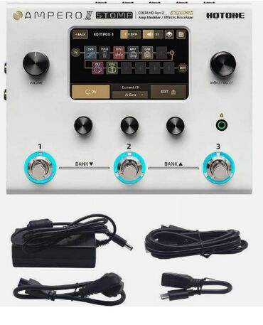 Digər ləvazimatlar: Gitara prosessoru. Hotone Ampero II Stomp (MP-300) aksesuarları ilə — 2