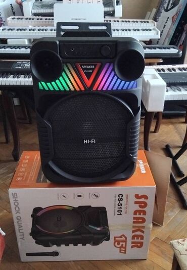 Musiqi mərkəzləri: Təzə upakovka Aktiv kalonka, usiliteli də var Elektriksiz işləyir -da lalafo.az — 12 Musiqi mərkəzləri: Təzə upakovka Aktiv kalonka, usiliteli də var Elektriksiz işləyir — 12