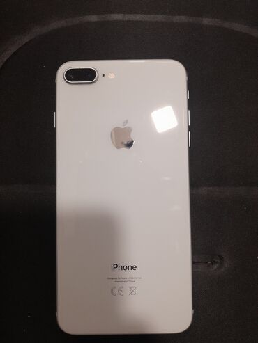 iphone 11 pro max ekran: IPhone 8 Plus, 64 GB, Ağ, Barmaq izi