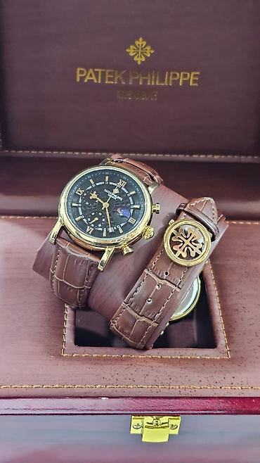 Aksesuarlar: Yeni, Qol saatı, Patek Phillipe, rəng - Qara — 3