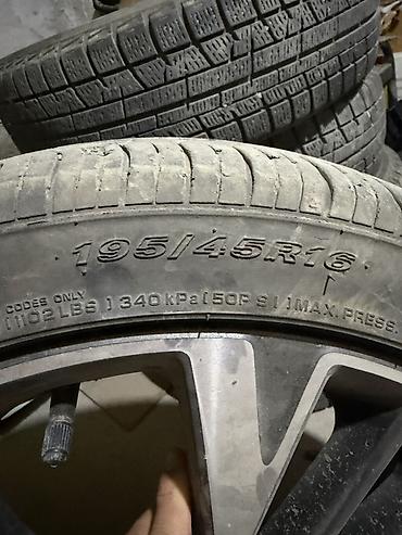 Шиналар жана дисктер: Комплект колес KIA: литые диски + шины 195/45 R16 - Оригинальные — 3