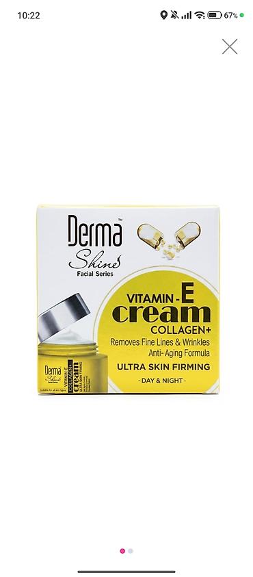 e vitamini uz ucun: Derma Shine Vitamin E Cream Collagen+ – Ultra Skin Firming Krem — 1