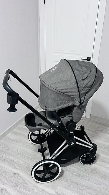 priam: Коляска, Cybex, цвет - Серебристый, Б/у, Самовывоз, Платная доставка — 6
