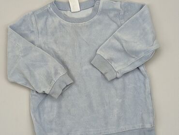 błękitna elegancka bluzka: Bluzka, H&M, 1.5-2 lat, 86-92 cm, stan - Bardzo dobry