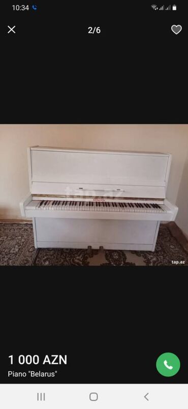 piano aliram: Piano, Belarus, Rəqəmsal, İşlənmiş, Ödənişli çatdırılma