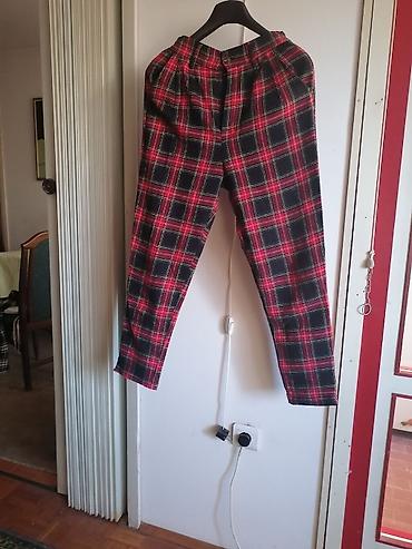jordan helanke: Ženske karirane pantalone – topli zimski/jesenji model - Kroj — 3