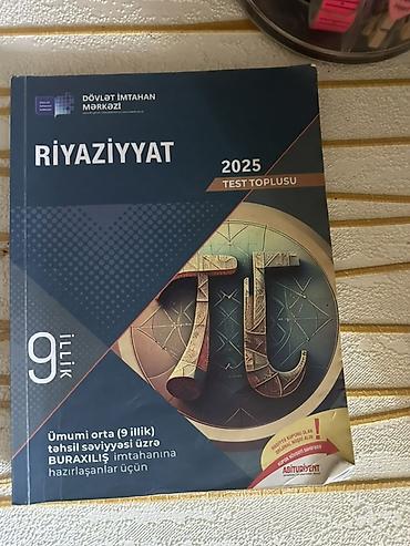 Книги и журналы: Məhsul: Riyaziyyat 2025 – Test Toplusu (9 illik) Təsvir: - Nəşriyyat — 1