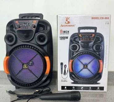 šminka za devojčice: Bluetooth zvučnik 8" AvCrowns CH-868 - 1000W sa mikrofonom Cena 4200