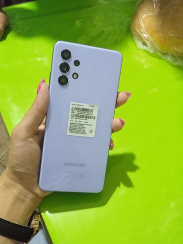 samsung a20 ikinci el: Samsung Galaxy A32, 128 GB, rəng - Bənövşəyi, Barmaq izi