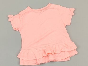 koszula z roza: Koszulka, Cool Club, 12-18 m, stan - Dobry