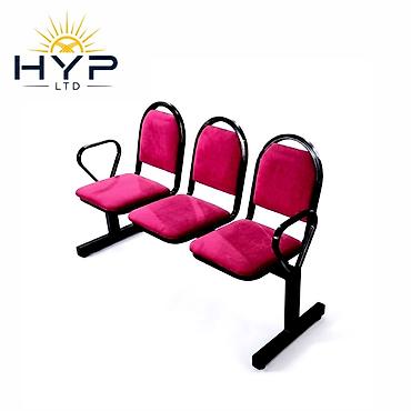офисной диван: Трёхместная модульная скамья для зоны ожидания HYP - Конструкция: три — 2
