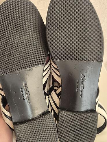 Basanoşka və səndəllər: Orginal Salvatore Ferragamo qadın sandal cox az geyilib — 4