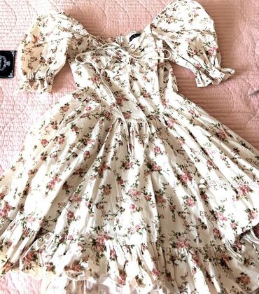 стильные модные платья больших размеров: Набор из трех женских платьев. ( секонд-хенд) 1) Романтичное платье с