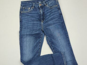 bluzki jeansowa z falbanką: Jeansy, S, stan - Dobry