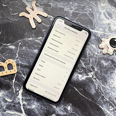 Apple iPhone: IPhone 11, Б/у, 128 ГБ, Синий, 100 % — 8