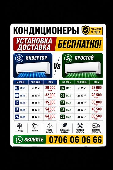 24: Сплит-система, Midea, Новый, 35-40 м², Инверторный — 1
