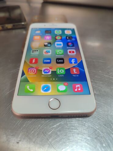 Apple iPhone: IPhone 8 Plus, 64 GB, Gümüşü, Barmaq izi