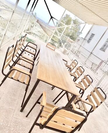 Bağ, çöl masa və oturacaq dəstləri: Oturacaq bir ədədi 30 azn 🔥✅ 4 nəfərlik masa (120x80) və 4 ədəd -da lalafo.az — 2 Bağ, çöl masa və oturacaq dəstləri: Oturacaq bir ədədi 30 azn 🔥✅ 4 nəfərlik masa (120x80) və 4 ədəd — 2