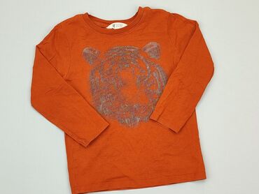 bluzka różowo pomarańczowa: Bluzka, H&M, 5-6 lat, 110-116 cm, stan - Bardzo dobry