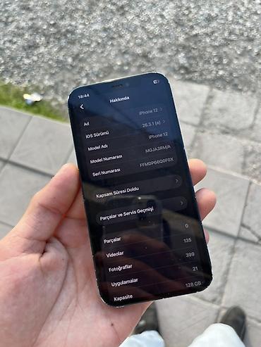 Apple iPhone: IPhone 12, 128 GB, Göy, Face ID — 6