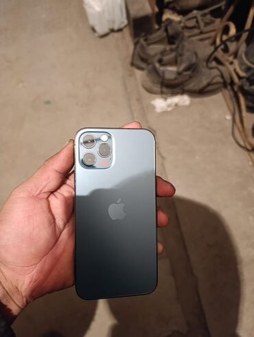 Apple iPhone: IPhone 12 Pro, Б/у, 128 ГБ, Pacific Blue, Чехол, 88 % — 4