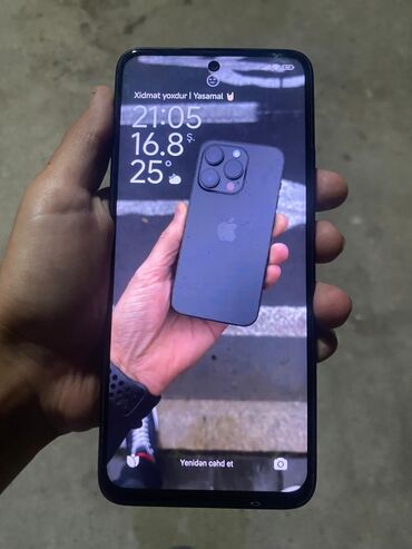 Redmi 12, 256 GB, rəng - Qara, Barmaq izi, İki sim kartlı, Face ID