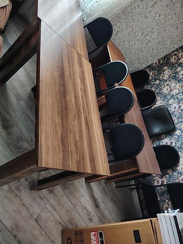 Ofis üçün masa və stul dəsti - Masa: iki ədəd birləşdirilə bilən