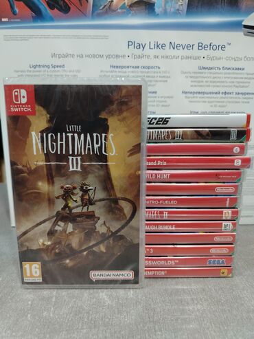 продать nintendo switch: Nintendo switch üçün little nightmares 3 oyun diski. Tam yeni
