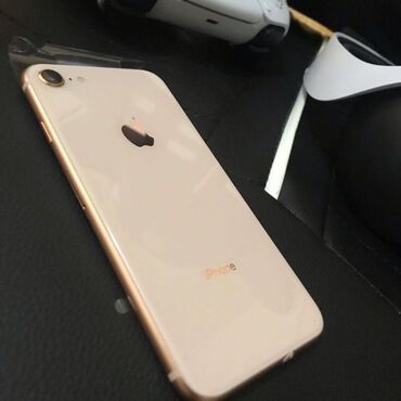 Apple iPhone: IPhone 8, Б/у, 64 ГБ, Rose Gold, Чехол, 100 %