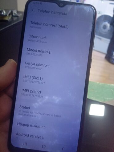 samsung m20 qiymeti: Samsung Galaxy A03, 32 GB, Düyməli, Sensor, Barmaq izi